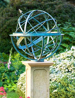 Esferas armilares en bronce