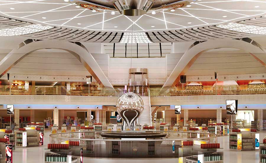 Große Innenraumskulptur für den neuen Dschidda-Flughafen