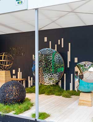 Echoing the look of the Savills and David Harber Show Garden