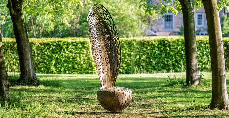 Sycamore sculpture outdoors