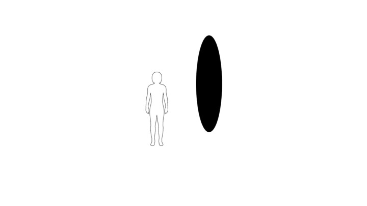 Scale drawing of Aegis wall sculpture